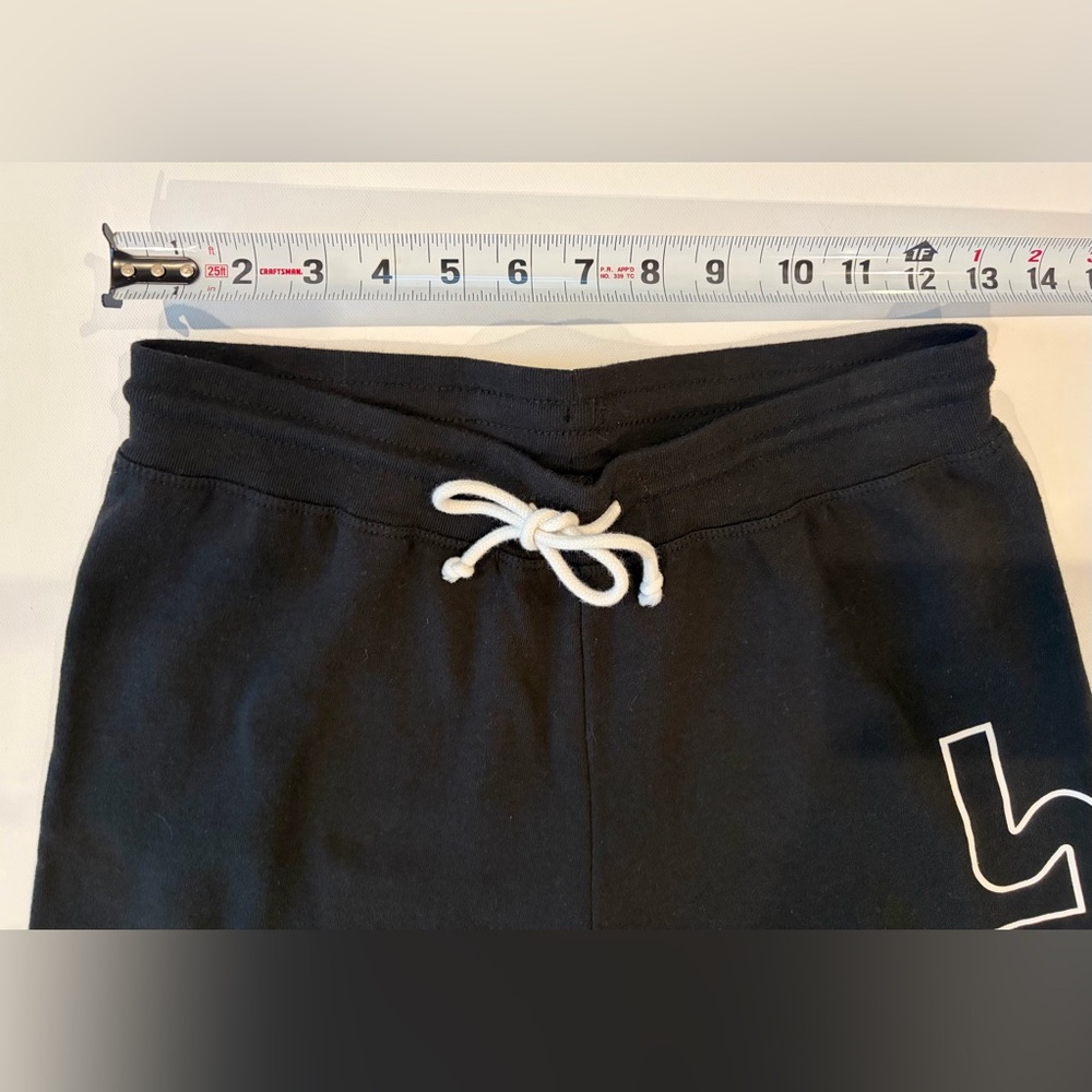 Star Wars High Waist Women’s Joggers Bold Logo Large Black White Drawstring - Picture 8 of 10